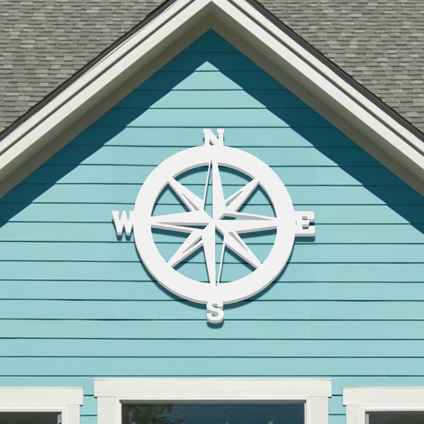 Nautical Compass Sign - Outdoor PVC (3 Foot)