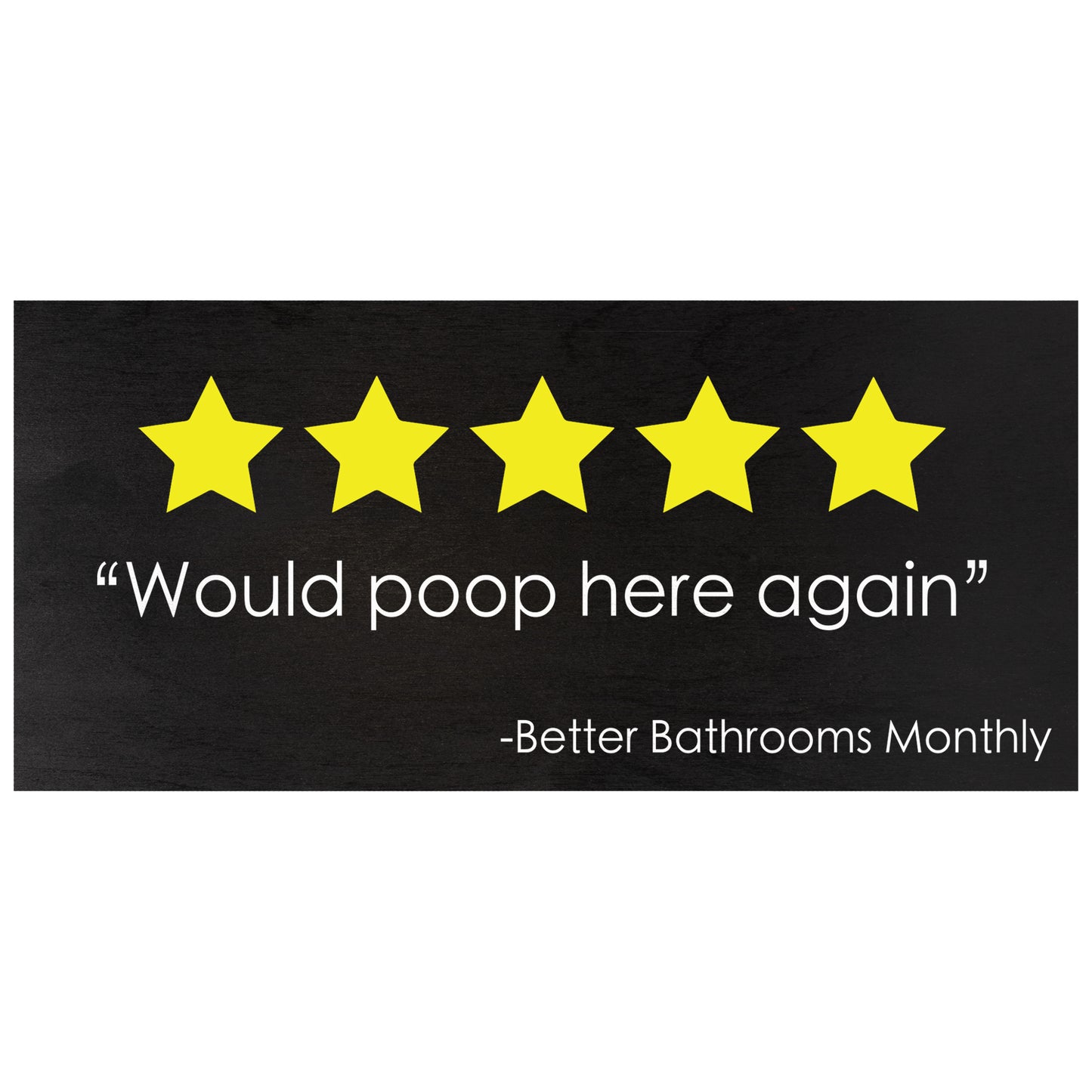 JennyGems Would Poop Here Again, Funny Bathroom Signs, Restroom Decor, Powder Room Decor, Funny Bathroom Decor, Pooping Sign, 13x6 Inch wall hanging wood sign, American Made