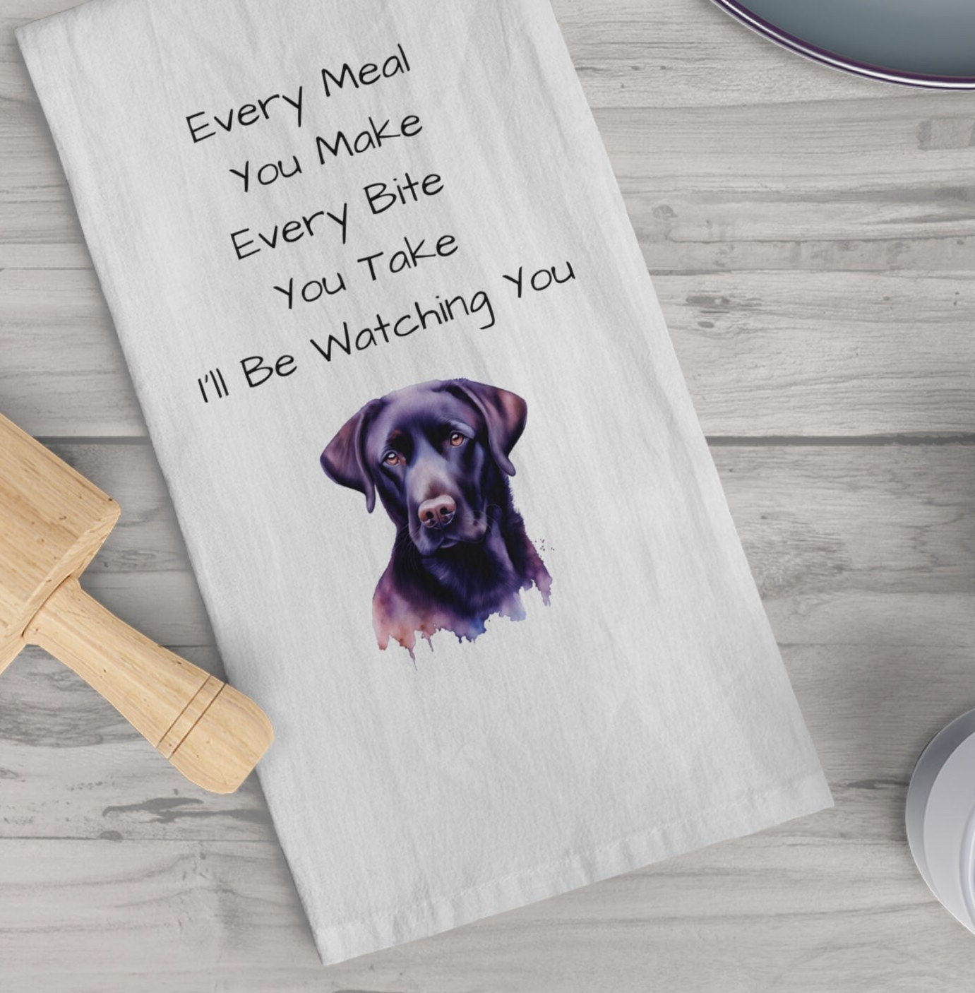 Labrador Retriever Gift | Labrador Retriever Kitchen Towel | Funny Dog Owner Gift with Cute Saying | Labrador Retriever Owner Gifts