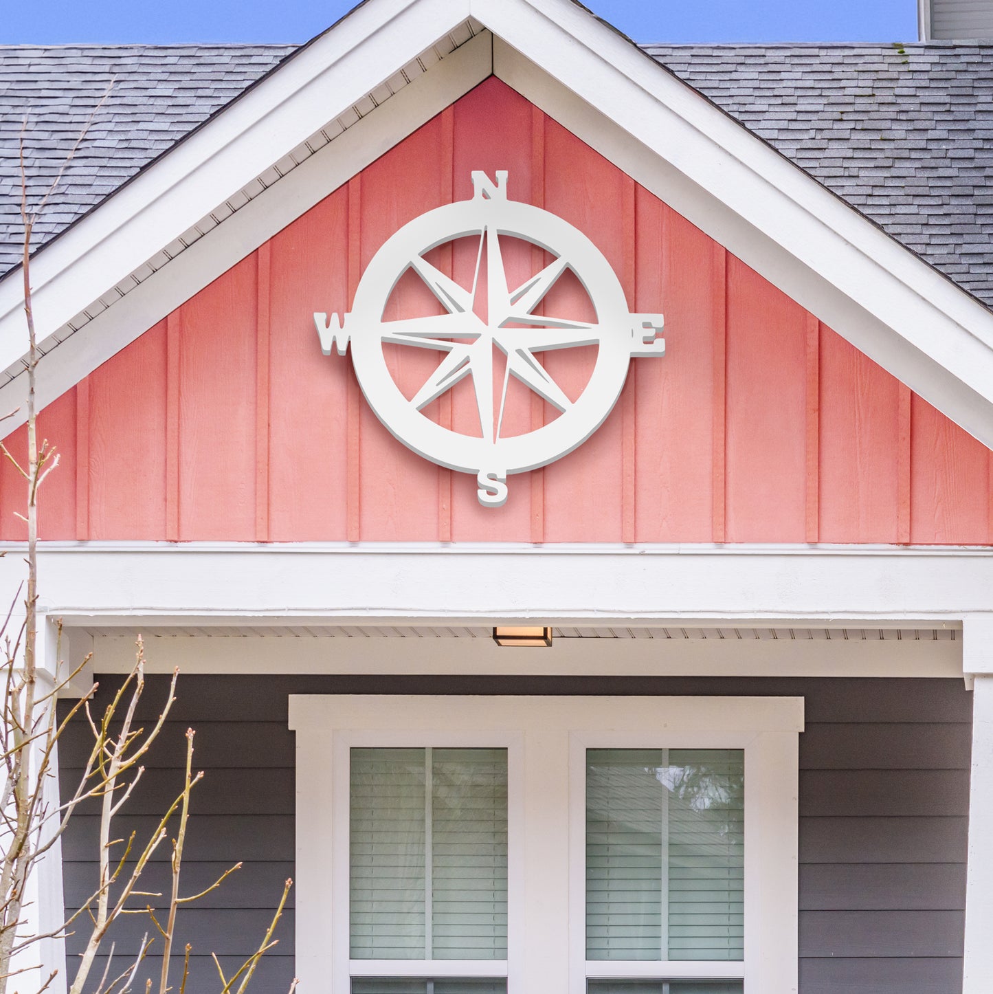 Nautical Compass Sign - Outdoor PVC (3 Foot)