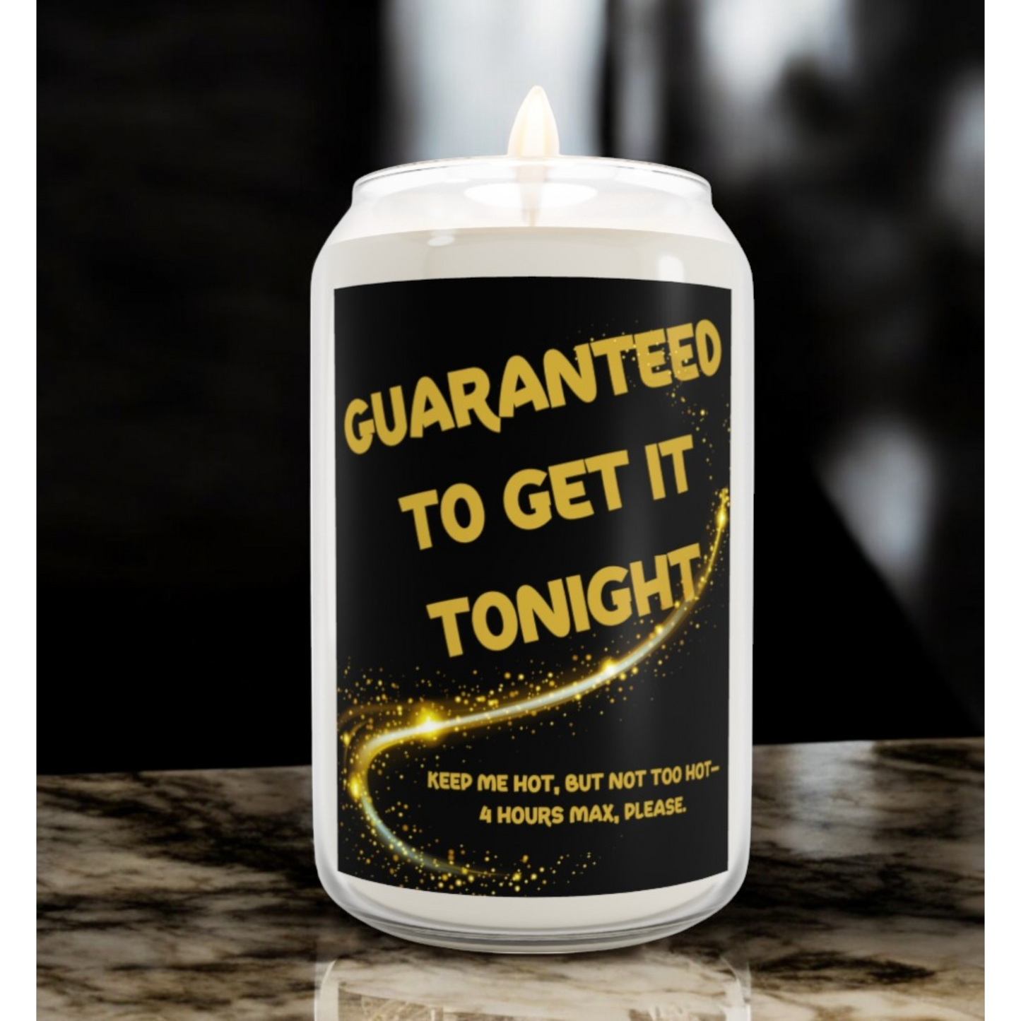 Romantic Candle - Guaranteed to Get It Tonight, Fun Gift Couples, Valentines Candle, Intimacy Lovers, Naughty Candle, Date Night Activity