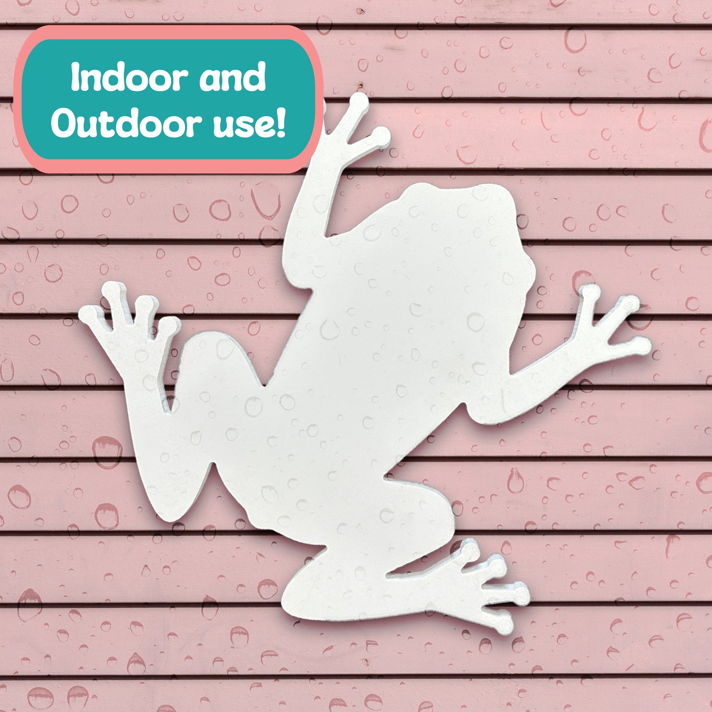 Outdoor PVC Frog Sign, 4 Foot