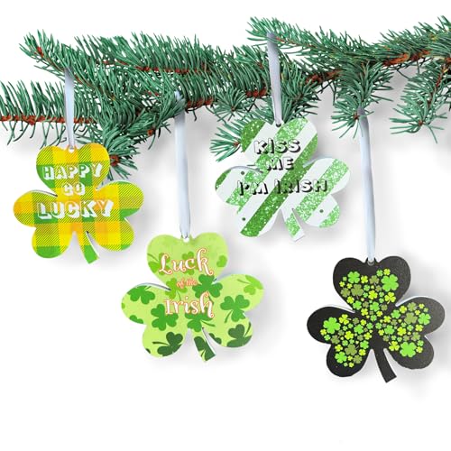 Shamrock Ornaments 4pc Set