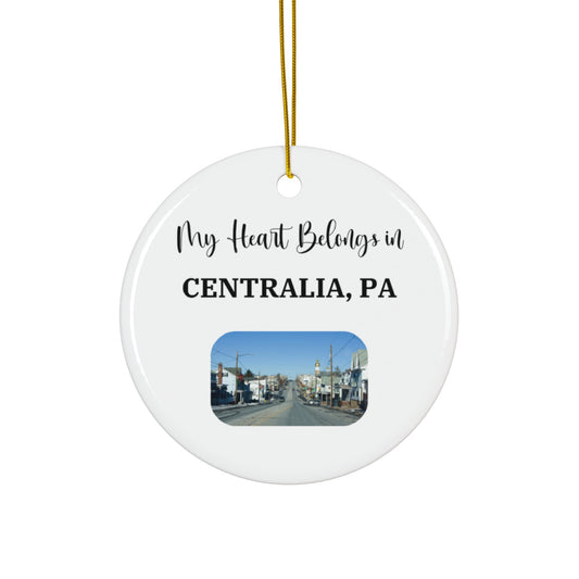 Centralia Pennsylvania Ceramic Ornament