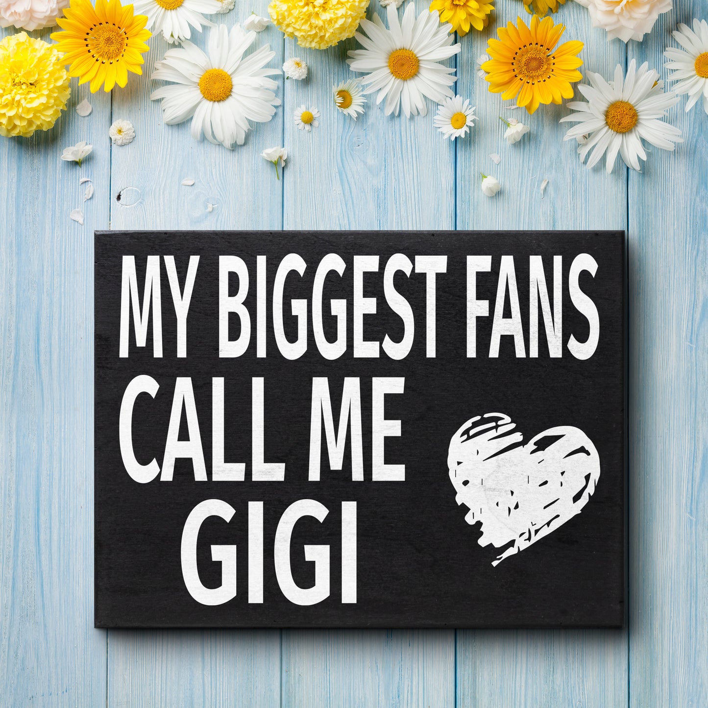 JennyGems Gifts for Gigi, Gigi Gifts from Granddaughter Grandson, My Biggest Fans Call Me Gigi Wood Box Sign, Best Gigi Wall Decor, Gigi Gifts for Christmas, Gigi Birthday Gifts from Grandkids