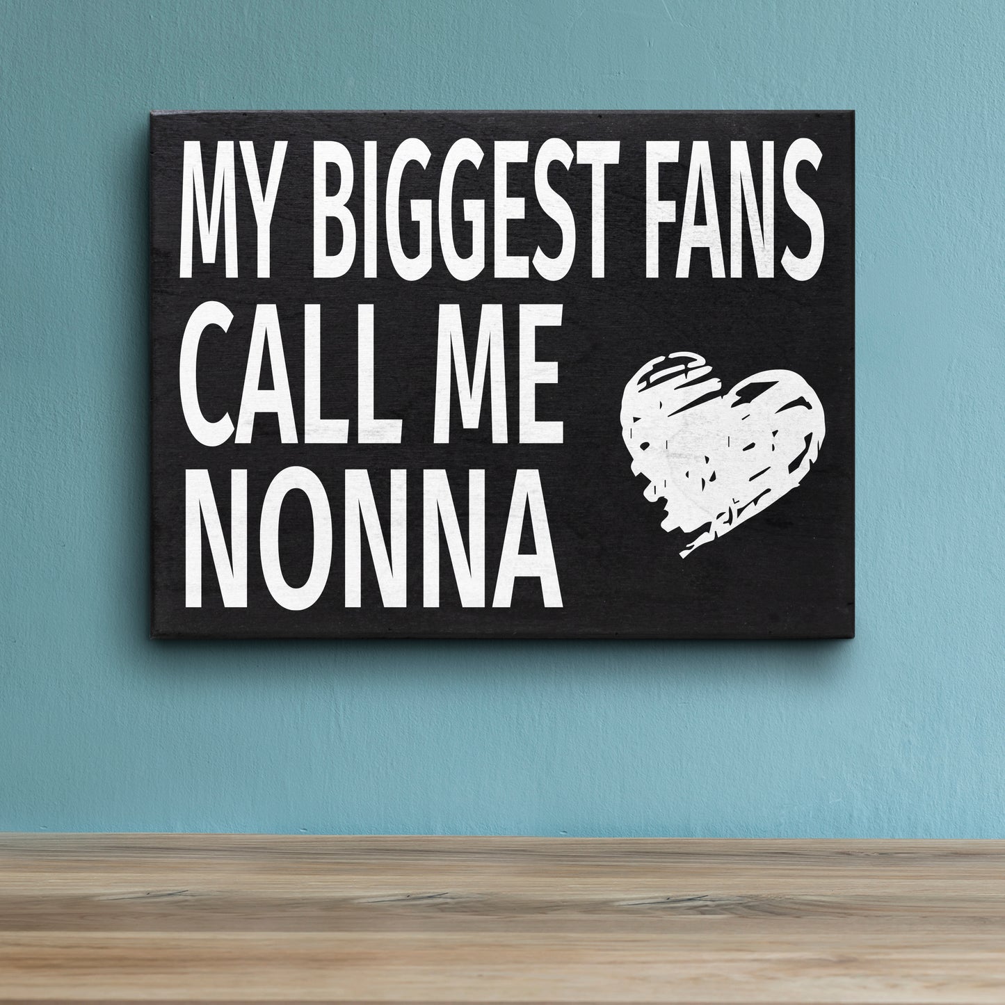 JennyGems Gifts for Nonna, Nonna Gifts from Granddaughter Grandson, My Biggest Fans Call Me Nonna Wood Box Sign, Nonna Gifts for Christmas, Nonna Birthday Gifts from Grandkids