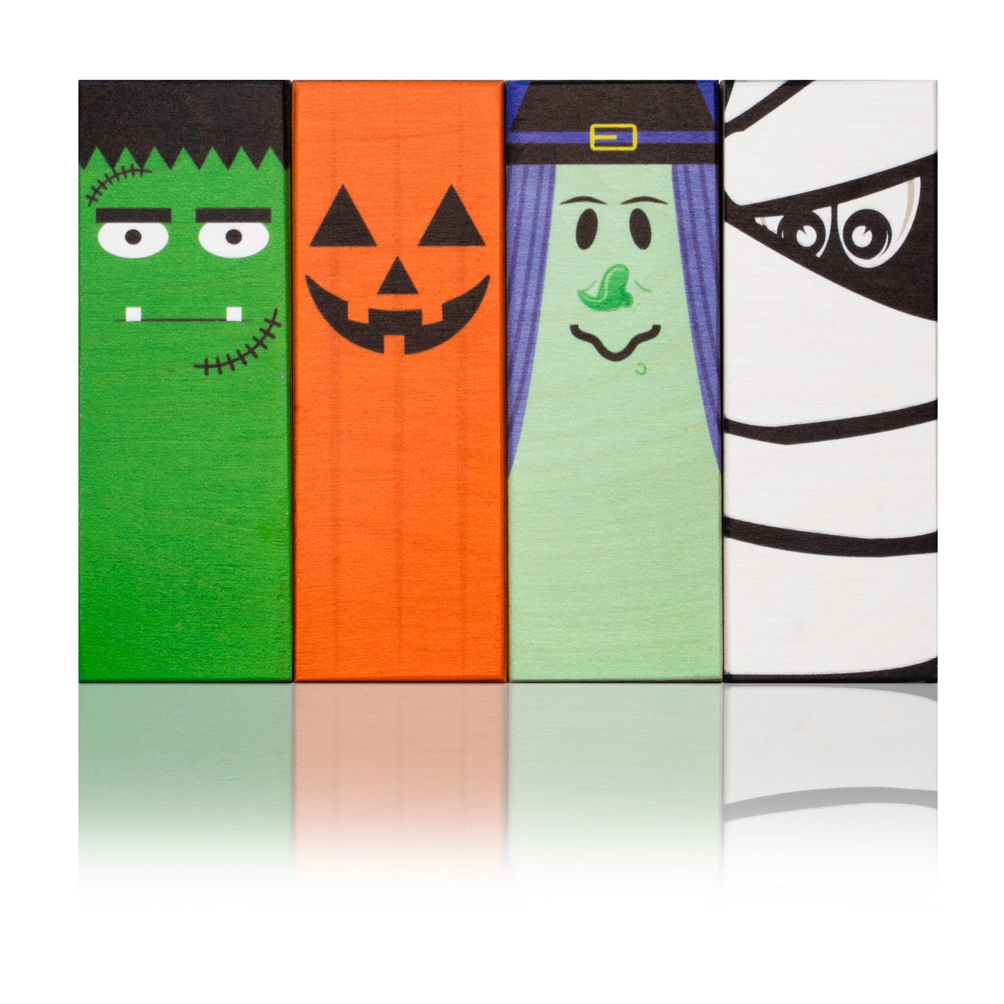 JennyGems Halloween Decor Halloween Mini Monster Block Signs, Halloween Tiered Tray Decor Halloween Decorations, Halloween Mantel Decor Halloween Party Decorations, Fall Decor Shelf Sitters