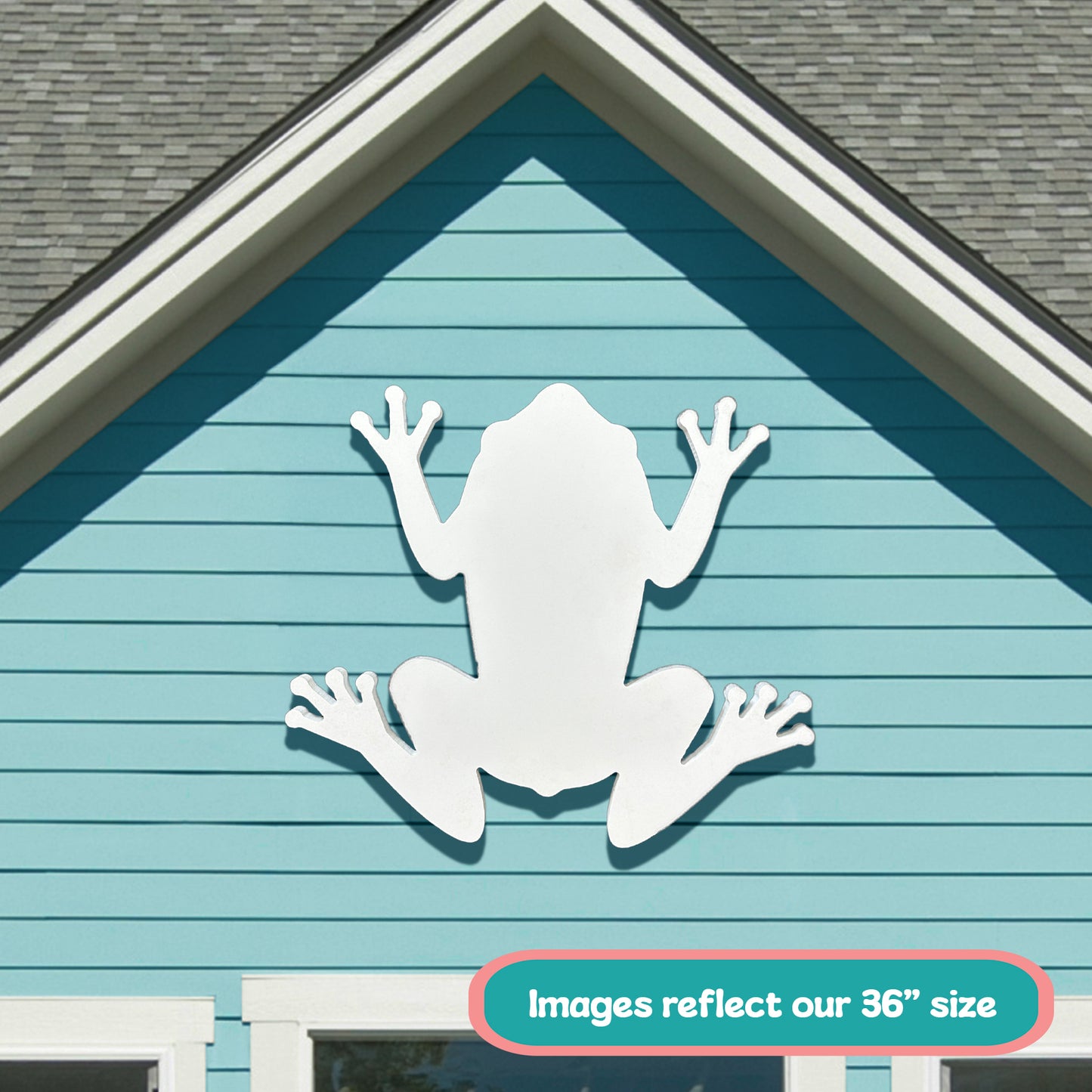 Outdoor PVC Frog Sign, 4 Foot