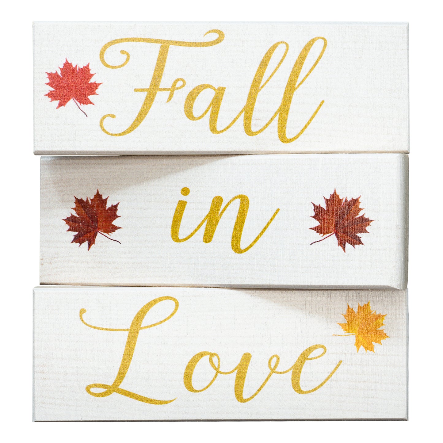 JennyGems Fall in Love Wood Blocks Signs, Fall Decor, Fall Tiered Tray Decor, Fall Mantel Decorations, Tabletop Fall Decorations, Mini Fall Decor, Fall Bridal Shower, Fall Wedding, USA Made