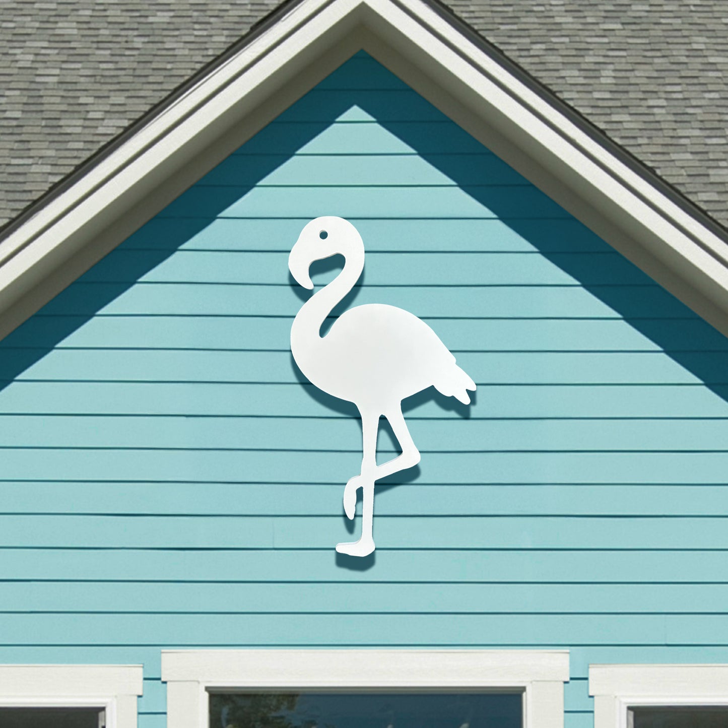 Outdoor PVC Flamingo Sign, 2 Foot