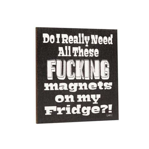 JennyGems Funny Fridge Magnets, Locker Decorations, Office Decor Humor, 3 x 3 Inches, Refrigerator Magnets, Made in USA