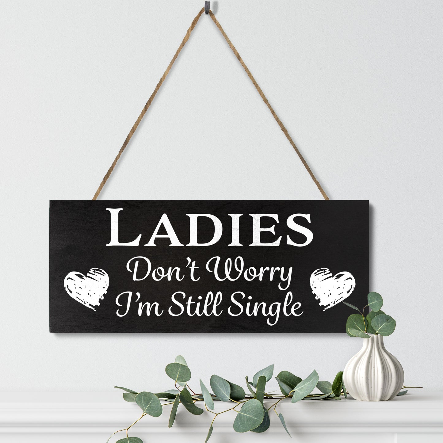 JennyGems Funny Wedding Signs for Ring Bearer Ladies Don't Worry I'm Still Single Ring Bearer Signs for Wedding Decor, Wedding Decorations Ring Bearer Wedding Sign, Wedding Ceremony Decorations