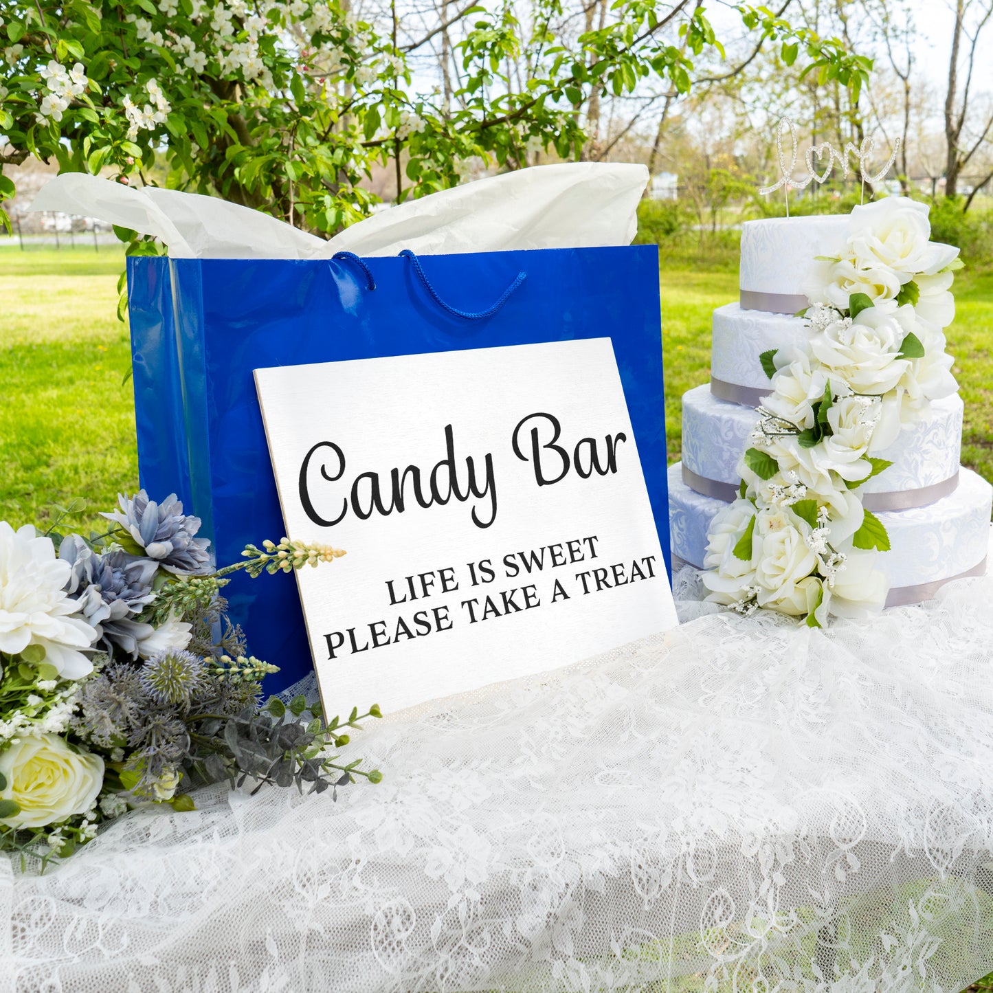 JennyGems Wedding Signs, Candy Bar Wedding Party Sign, Wedding Decor, Wedding Reception Signs, Party Decor, Candy Bar Sign, Engagement Party Decorations