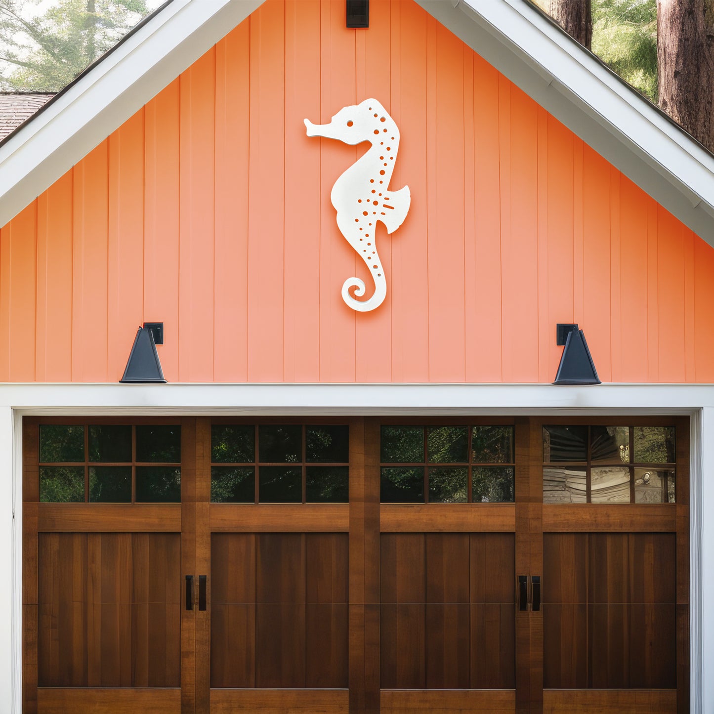 Outdoor PVC Seahorse Sign, 2 Foot