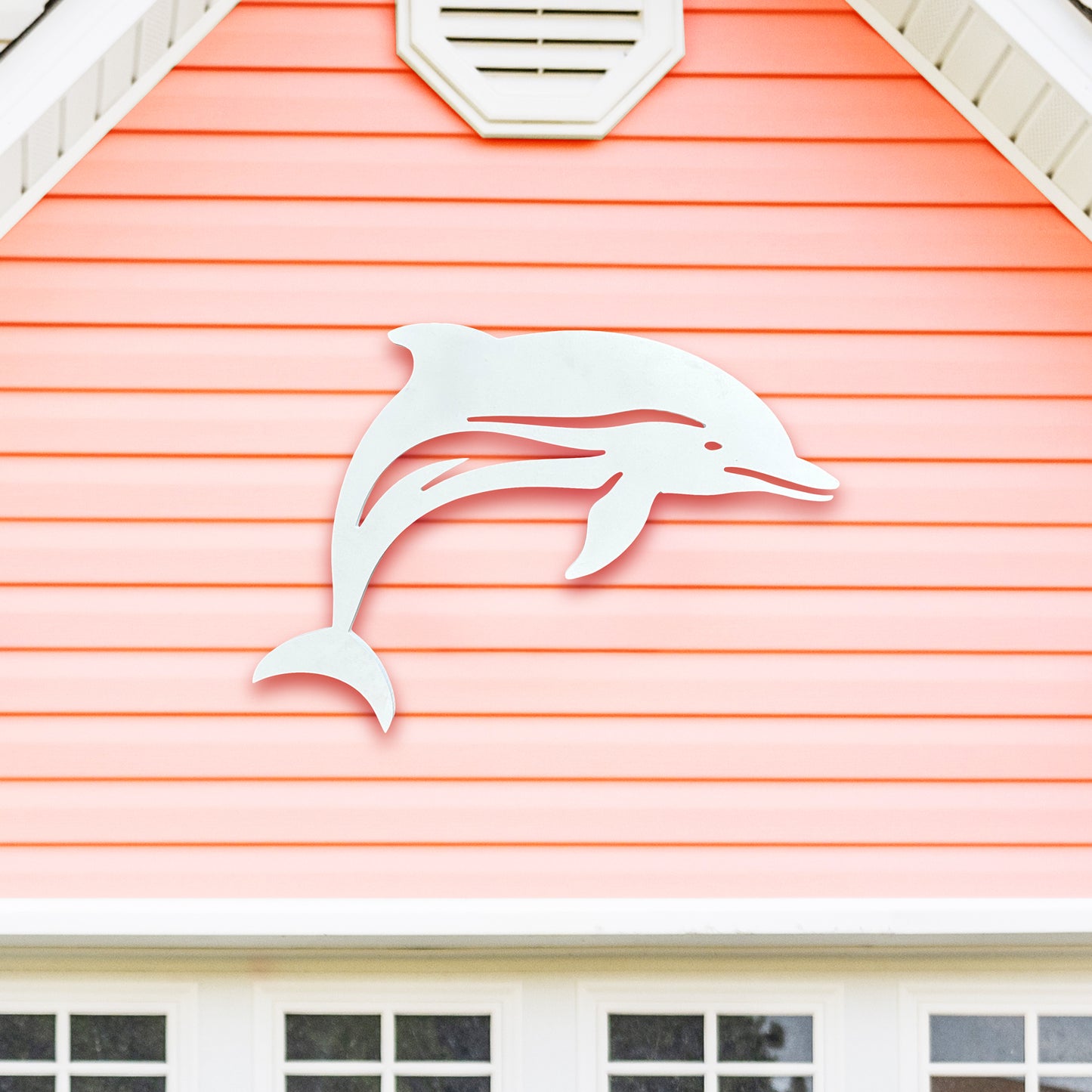 Outdoor PVC Dolphin Sign, 3 Foot