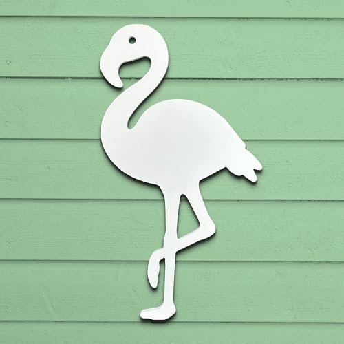 Outdoor PVC Flamingo Sign, 2 Foot