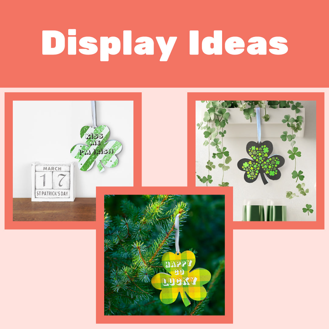 Shamrock Ornaments 4pc Set