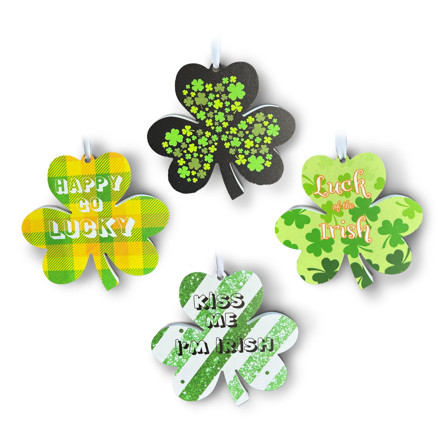 Shamrock Ornaments 4pc Set