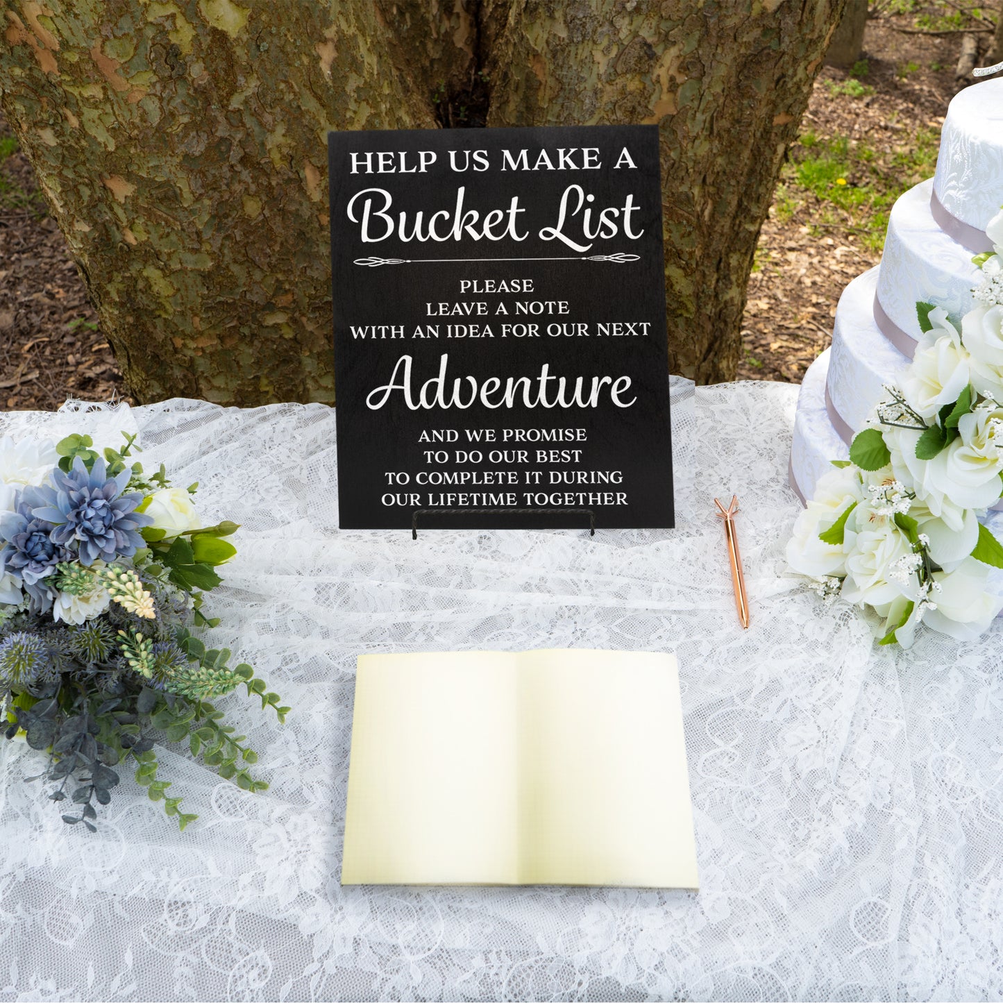 JennyGems Wedding Signs, Bucket List Wedding Decor Sign, Wedding Reception Signs, Wedding Decor, Wedding Table Decorations, Wedding Bucket List