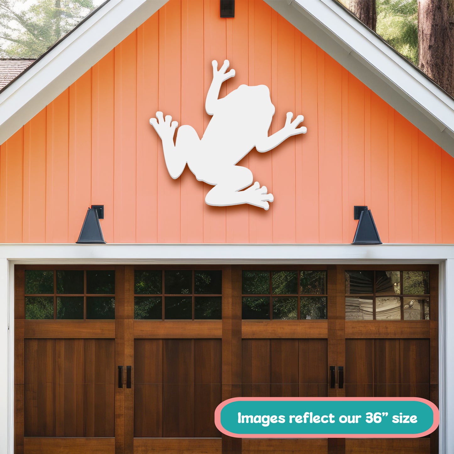 Outdoor PVC Frog Sign, 3 Foot