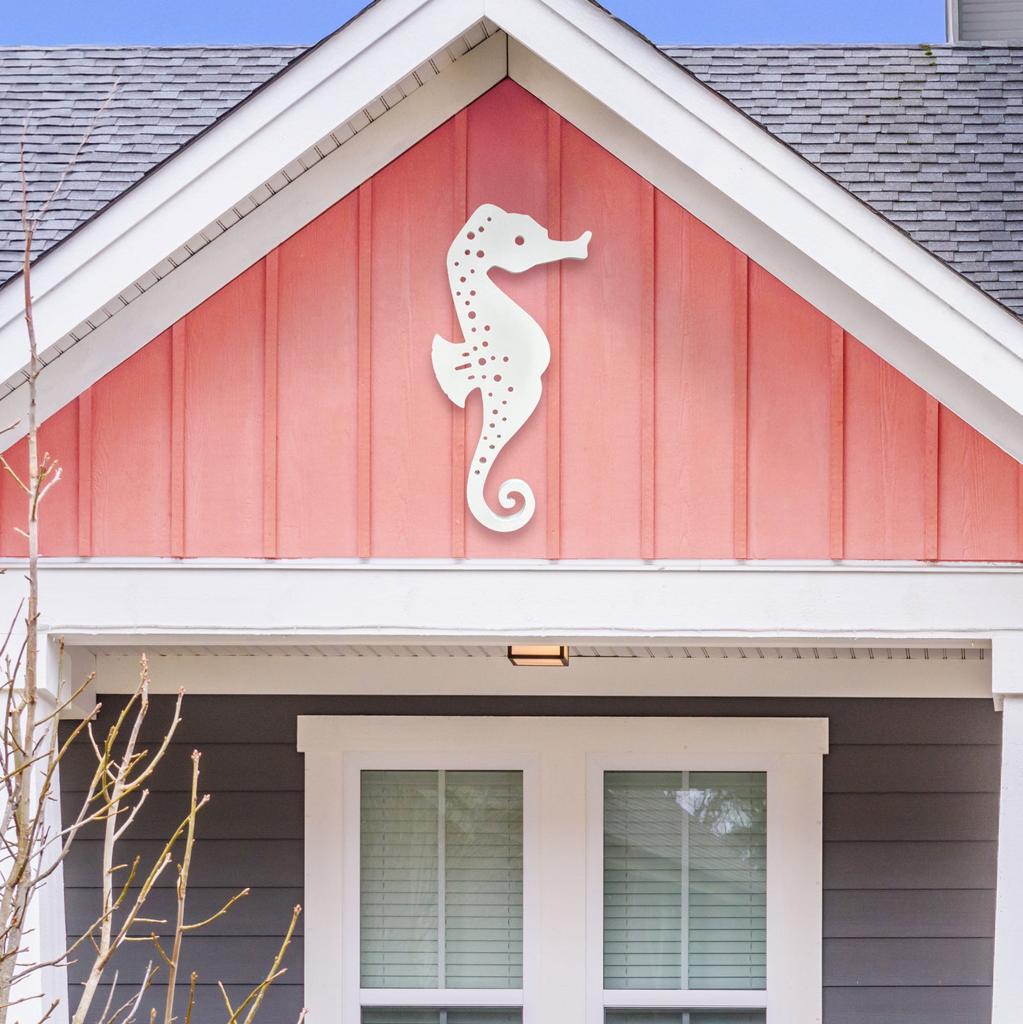 Outdoor PVC Seahorse Sign, 2 Foot