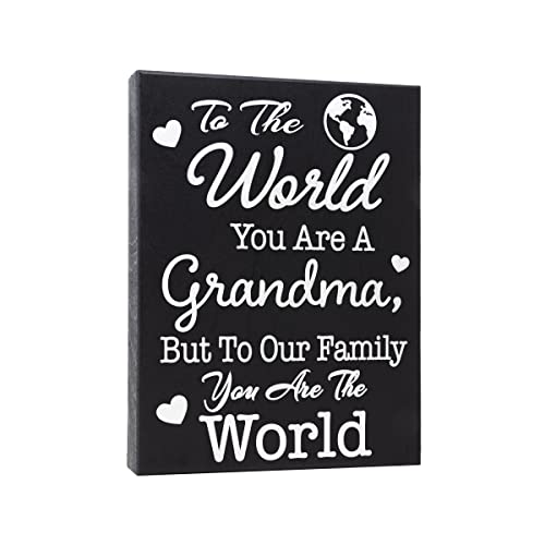 Grandma Gift Sign Decor Plaque