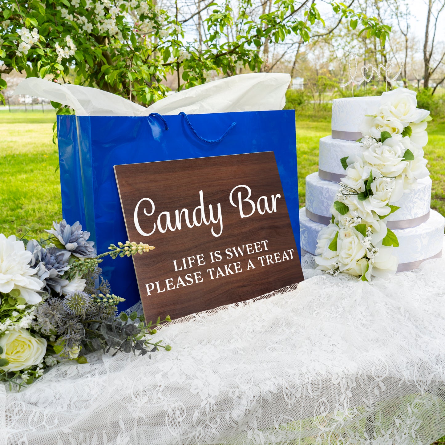 JennyGems Wedding Signs, Candy Bar Wedding Party Sign, Wedding Decor, Wedding Reception Signs, Party Decor, Candy Bar Sign, Engagement Party Decorations