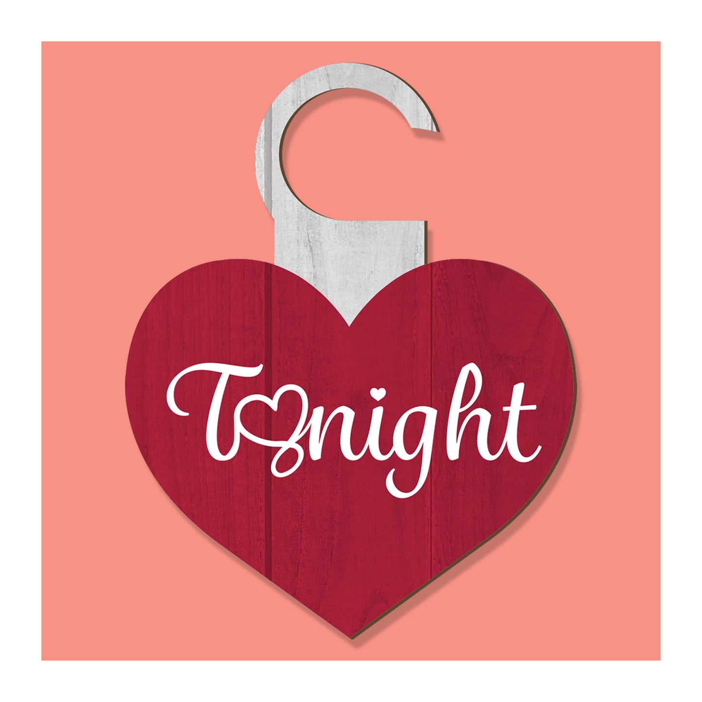 JennyGems Funny Date Night Decision Sign for Him or Her, Tonight Not Tonight Reversible Door Hanger, Couples Gift, Made in USA