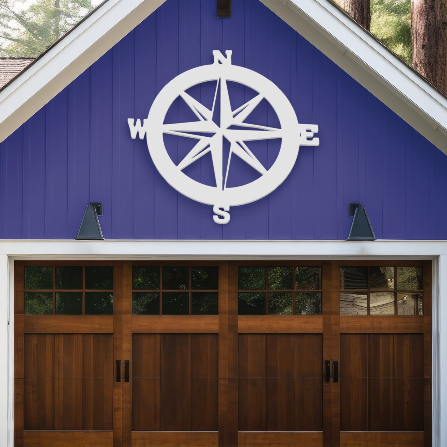 Nautical Compass Sign - Outdoor PVC (3 Foot)