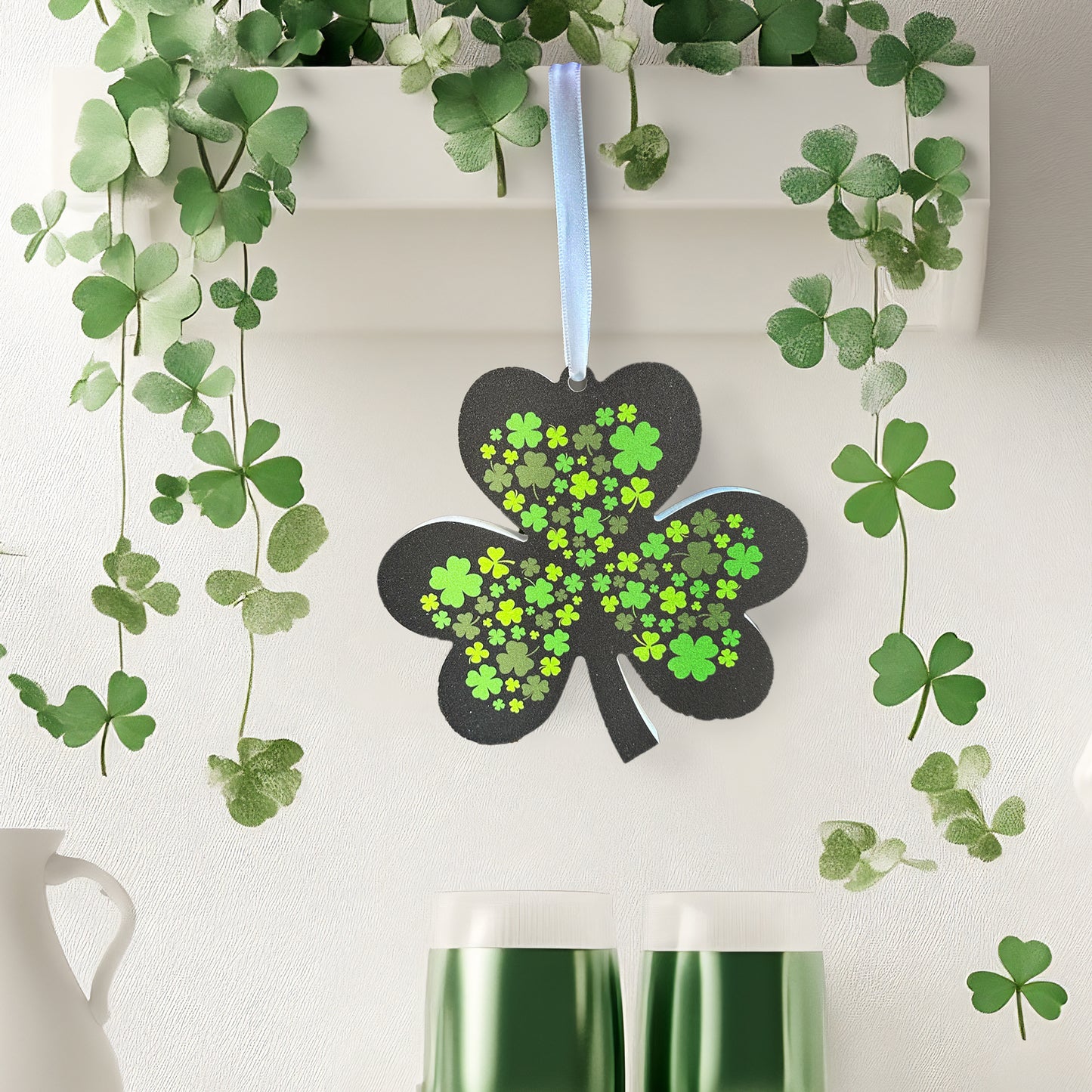 Shamrock Ornaments 4pc Set